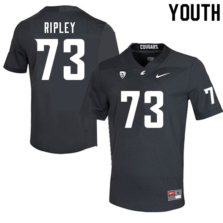 Youth #73 Julian Ripley Washington Cougars College Football Jerseys Sale-Charcoal